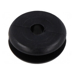 Manșon PVC Øorif.mont 9,6mm Øorif 4mm negru 0÷80°C | Electronic-mag.ro | Componente Electronice