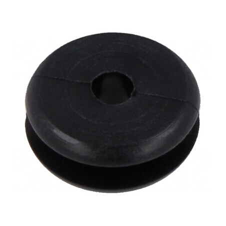 Manșon PVC Øorif.mont 9,6mm Øorif 4mm negru 0÷80°C | Electronic-mag.ro | Componente Electronice