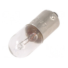 Lampă baionetă BA9S 12VDC 100mA T3 1/4 1,2W Ø10,3mm | Electronic-mag.ro | Componente Electronice