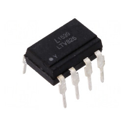 Optocuplor THT Darlington cu 2 ieșiri, izolație 5kV, tensiune colector-emitor 35V | Electronic-mag.ro | Componente Electronice