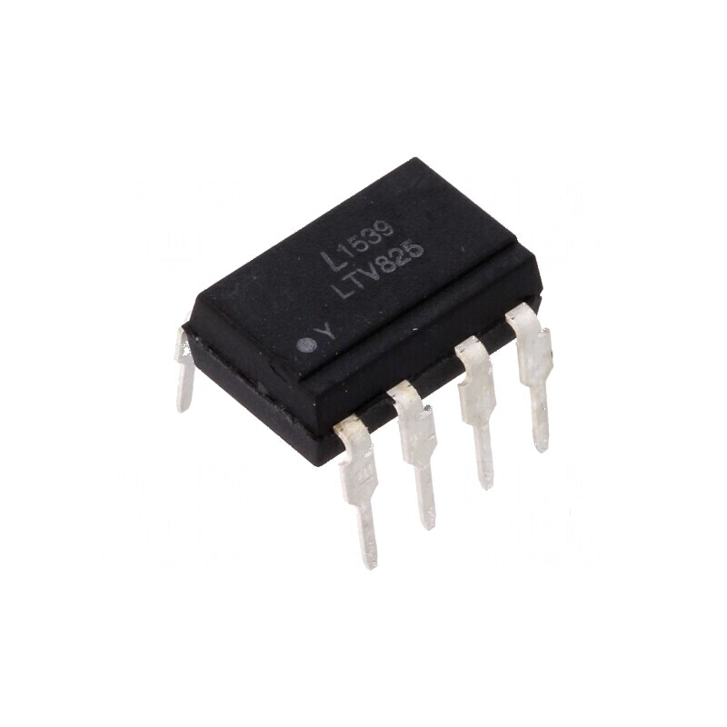 Optocuplor THT Darlington cu 2 ieșiri, izolație 5kV, tensiune colector-emitor 35V | Electronic-mag.ro | Componente Electronice