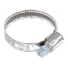 Colier de strângere cu şurub W: 9mm, Crimpare: 25÷40mm D W2 | Electronic-mag.ro | Componente Electronice
