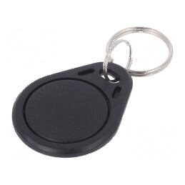 Breloc RFID plastic negru 125kHz 8BROM - Accesoriu de securitate pentru controlul accesului | Electronic-mag.ro | Componente Electronice