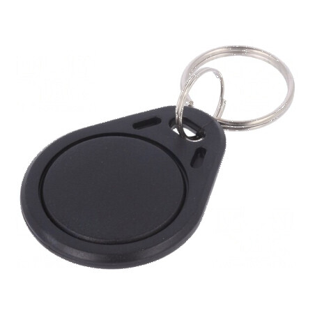 Breloc RFID plastic negru 125kHz 8BROM - Accesoriu de securitate pentru controlul accesului | Electronic-mag.ro | Componente Electronice