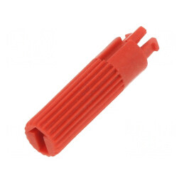 Buton rotativ roșu Ø4x13,3mm pentru control precis | Electronic-mag.ro | Componente Electronice