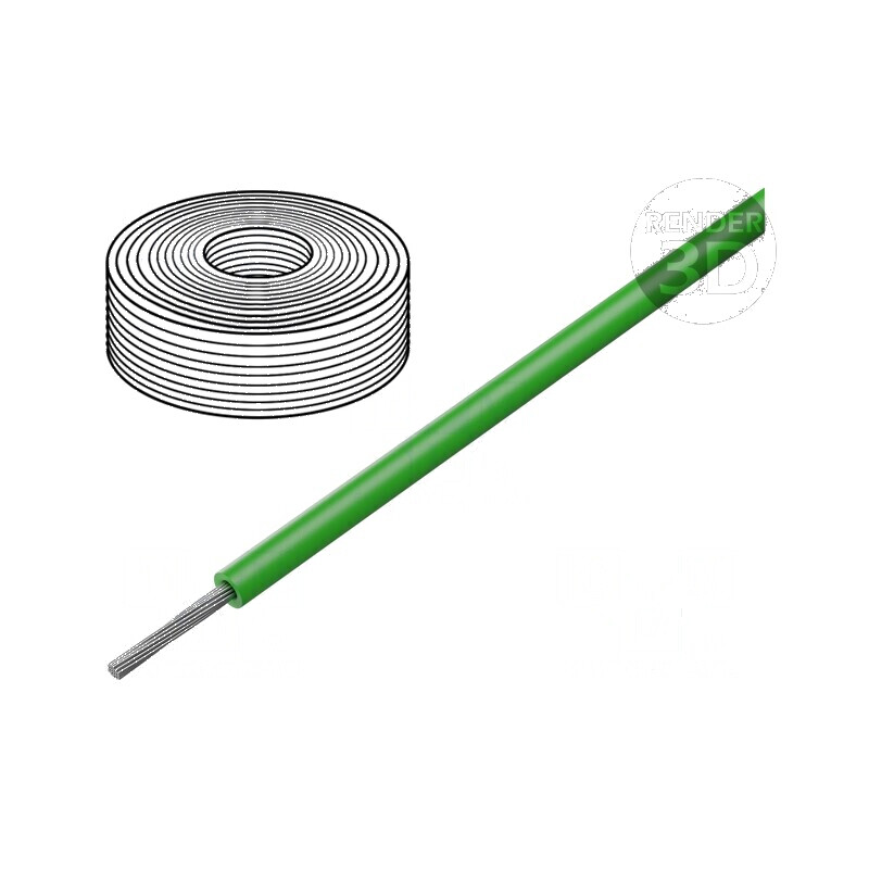 Cablu SiF 1x0,5mm2 litat Cu LSZH, silicon verde, rezistent la temperaturi -60 până la 180°C | Electronic-mag.ro | Componente Electronice Cablu SiF 1x0,5mm2 litat Cu LSZH, silicon verde, rezistent la temperaturi -60 până la 180°C | Electronic-mag.ro | Componente Electronice