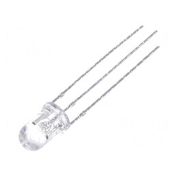LED 5mm roșie/verde 30° convex, tip parte frontală, Nr. term: 3 | Electronic-mag.ro | Componente Electronice