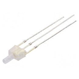 Lampa LED bicoloră 2mm roșie/galbenă 330-500mcd 90° anod 2x8x4,8mm | Electronic-mag.ro | Componente Electronice