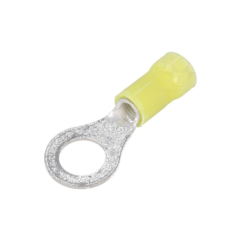 Vârf inelar M8 Ø 8,4mm pentru cablu cupru 3÷6mm2, crimpat și izolat | Electronic-mag.ro | Componente Electronice Vârf inelar M8 Ø 8,4mm pentru cablu cupru 3÷6mm2, crimpat și izolat | Electronic-mag.ro | Componente Electronice