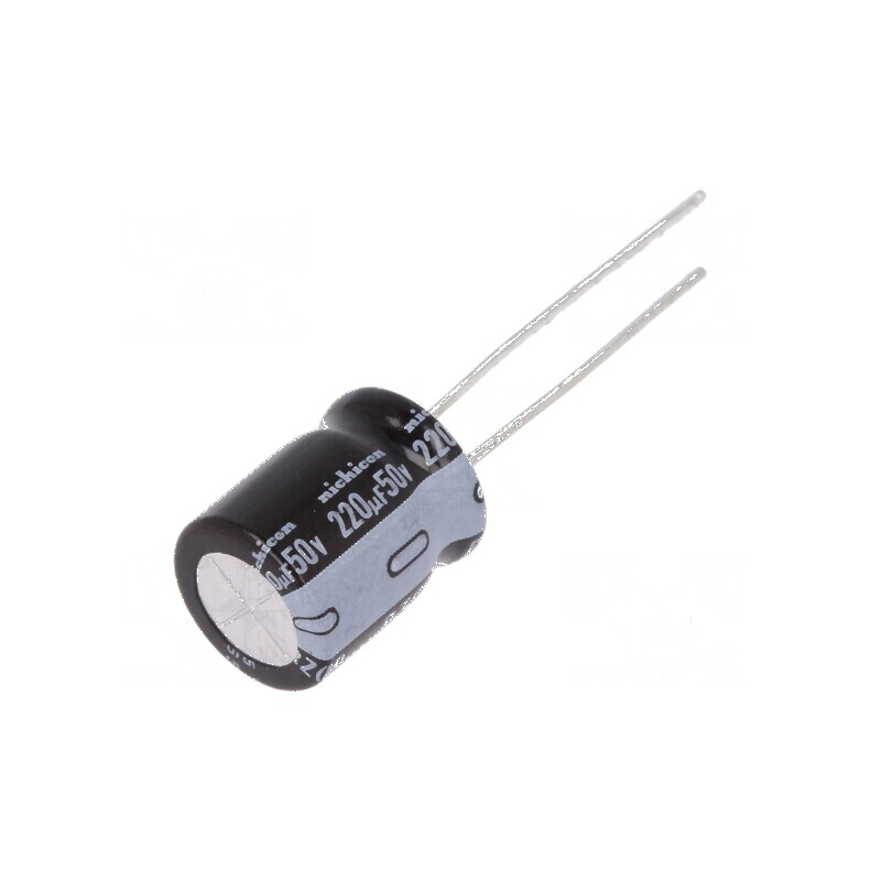 Condensator electrolitic THT 220uF 50VDC Ø10x12,5mm ±20% pentru circuite electrice | Electronic-mag.ro | Componente Electronice Condensator electrolitic THT 220uF 50VDC Ø10x12,5mm ±20% pentru circuite electrice | Electronic-mag.ro | Componente Electronice