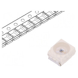 Fototranzistor 3528 PLCC2, 850nm, 70V, 60° pentru detectarea luminii 450-1080nm | Electronic-mag.ro | Componente Electronice