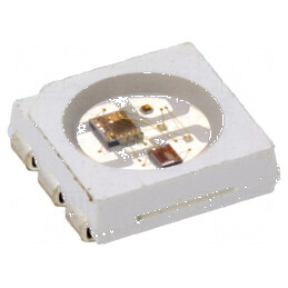 LED SMD 5050 Programabil RGB PLCC6 5x5x1,6mm 3,6÷5,5V | Electronic-mag.ro | Componente Electronice