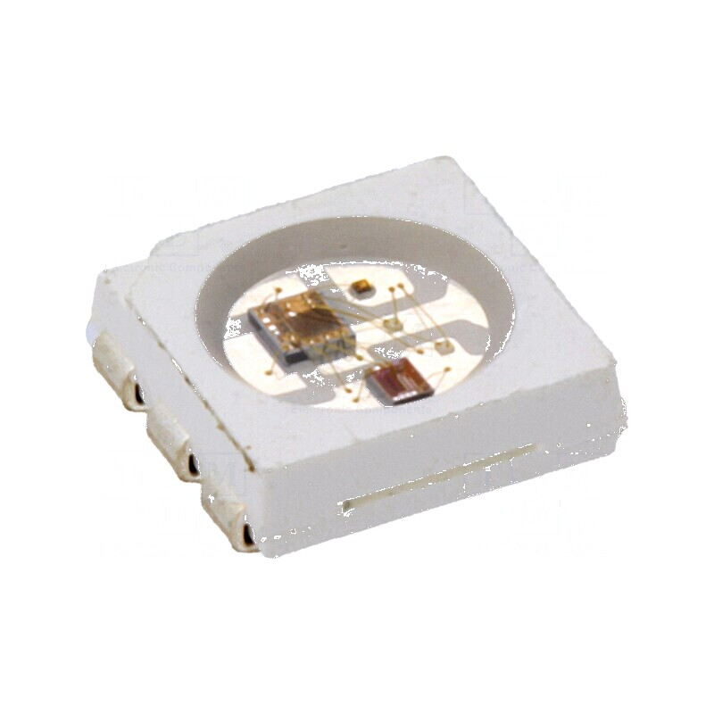 LED SMD 5050 Programabil RGB PLCC6 5x5x1,6mm 3,6÷5,5V | Electronic-mag.ro | Componente Electronice LED SMD 5050 Programabil RGB PLCC6 5x5x1,6mm 3,6÷5,5V | Electronic-mag.ro | Componente Electronice