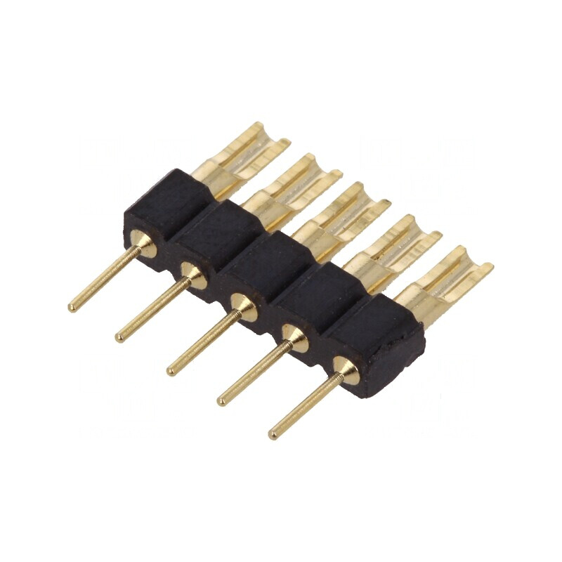 Adaptor conector şiruri pini 5 pini 2,54mm pentru lipire THT | Electronic-mag.ro | Componente Electronice