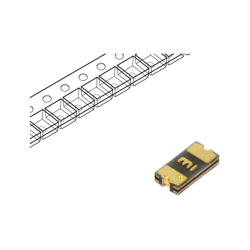 Siguranţă polimerică PTC 350mA 6VDC pentru PCB SMT, dimensiuni 3,2x1,6mm PFNF | Electronic-mag.ro | Componente Electronice Siguranţă polimerică PTC 350mA 6VDC pentru PCB SMT, dimensiuni 3,2x1,6mm PFNF | Electronic-mag.ro | Componente Electronice