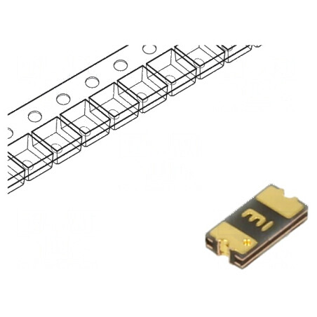 Siguranţă polimerică PTC 350mA 6VDC pentru PCB SMT, dimensiuni 3,2x1,6mm PFNF | Electronic-mag.ro | Componente Electronice