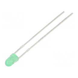 LED verde 2,9mm 6mcd 60° convex Nr. term: 2 | Electronic-mag.ro | Componente Electronice