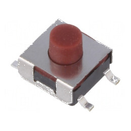 Microîntrerupător TACT SPST-NO 0,05A/12VDC SMT - Pozitie 2, Fara Montaj | Electronic-mag.ro | Componente Electronice