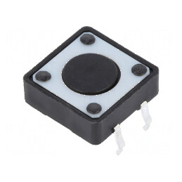 Microîntrerupător TACT SPST-NO 0,05A/24VDC THT - Pozitie 2 fără | Electronic-mag.ro | Componente Electronice