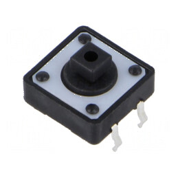 Microîntrerupător TACT SPST-NO 0,05A/24VDC THT Poz: 2 Fără | Electronic-mag.ro | Componente Electronice