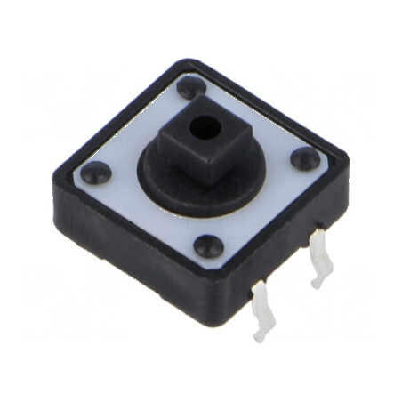 Microîntrerupător TACT SPST-NO 0,05A/24VDC THT Poz: 2 Fără | Electronic-mag.ro | Componente Electronice