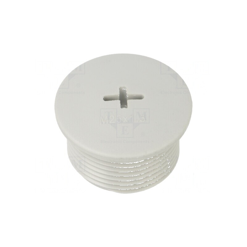 Capac de protecție M25 1,5 IP68 poliamidă gri deschis 15mm pentru cabluri | Electronic-mag.ro | Componente Electronice Capac de protecție M25 1,5 IP68 poliamidă gri deschis 15mm pentru cabluri | Electronic-mag.ro | Componente Electronice