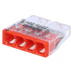 Bornă cu arc 2273 cu eliberare rapidă pentru cabluri 0,5÷2,5mm² 450V 24A | Electronic-mag.ro | Componente Electronice
