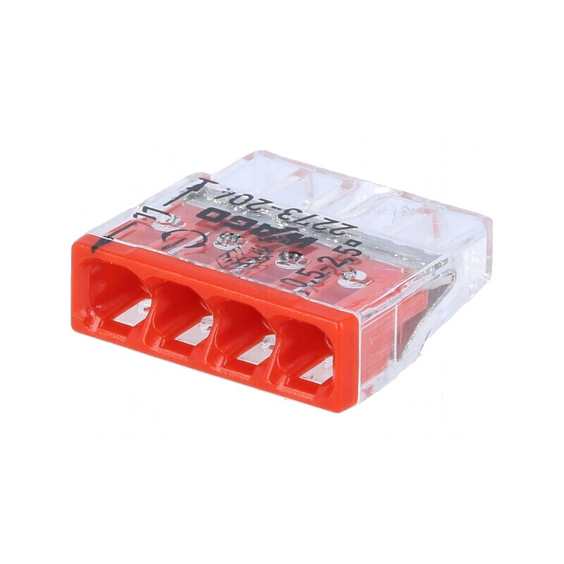 Bornă cu arc 2273 cu eliberare rapidă pentru cabluri 0,5÷2,5mm² 450V 24A | Electronic-mag.ro | Componente Electronice Bornă cu arc 2273 cu eliberare rapidă pentru cabluri 0,5÷2,5mm² 450V 24A | Electronic-mag.ro | Componente Electronice