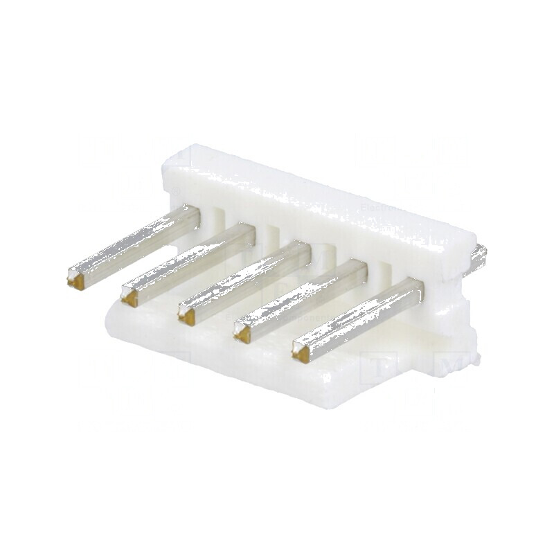 Conector cablu-placă soclu tată MTA-156 5 PIN 3,96mm THT | Electronic-mag.ro | Componente Electronice