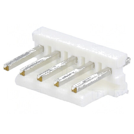 Conector cablu-placă soclu tată MTA-156 5 PIN 3,96mm THT | Electronic-mag.ro | Componente Electronice