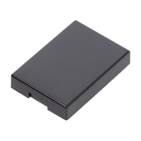 Capişon negru serie UB 17x12x3mm pentru protecție și estetică | Electronic-mag.ro | Componente Electronice