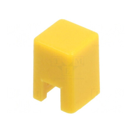 Tastă cu împingere 5,5mm pătrată galbenă pentru temperaturi 25÷70°C 4x4mm | Electronic-mag.ro | Componente Electronice