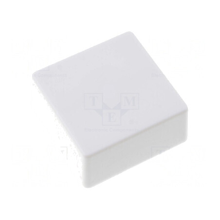 Tastă cu împingere 5,5mm pătrată albă 12x12mm pentru temperaturi între 25 și 70°C | Electronic-mag.ro | Componente Electronice