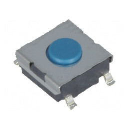 Microîntrerupător TACT SPST-NO 0,05A/24VDC SMT Poz: 2 fără actuare | Electronic-mag.ro | Componente Electronice