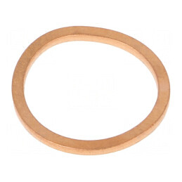 Garnitură cupru 1,5mm Øint: 17mm Øext: 21mm DIN 7603 pentru etanșare | Electronic-mag.ro | Componente Electronice
