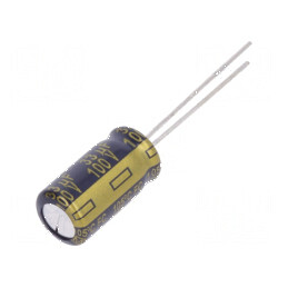Condensator electrolitic low ESR THT 33uF 100VDC Ø8x15mm - Componentă electronică pentru aplicații de înaltă performanță | Electronic-mag.ro | Componente Electronice