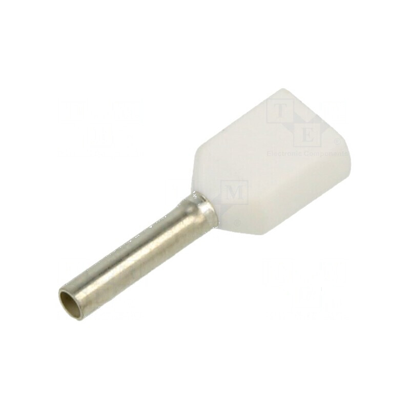 Vârf tub capăt izolată dublă cupru 0,5mm² 8mm cositorit pentru conexiuni electrice | Electronic-mag.ro | Componente Electronice Vârf tub capăt izolată dublă cupru 0,5mm² 8mm cositorit pentru conexiuni electrice | Electronic-mag.ro | Componente Electronice