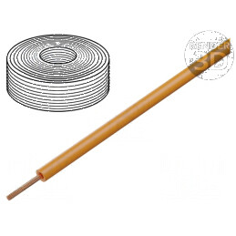 Cablu H05Z-K litat cu 0,75mm² LSZH portocalie 300V/500V, 100m - Cablu electric de înaltă calitate | Electronic-mag.ro | Componente Electronice