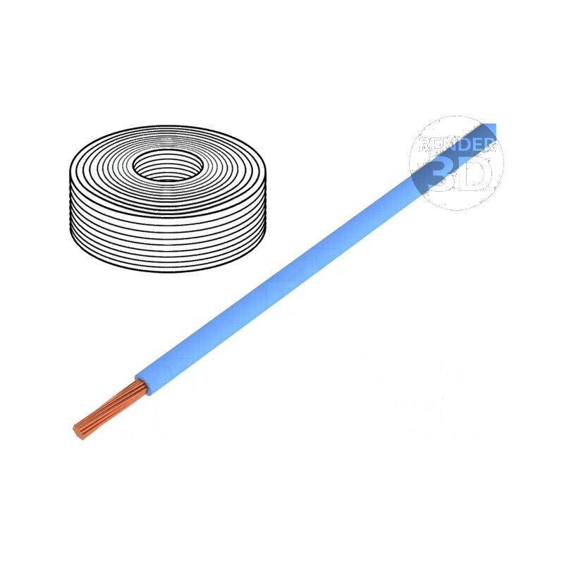 Cablu litat H05Z-K 0,75mm2 FRNC albastru 300V/500V | Electronic-mag.ro | Componente Electronice Cablu litat H05Z-K 0,75mm2 FRNC albastru 300V/500V | Electronic-mag.ro | Componente Electronice