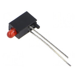LED 3mm roșu cu lentilă difuză 40° - 20mA | Electronic-mag.ro | Componente Electronice