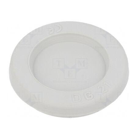 Manşon gri cu cap adâncit Ø 28mm pentru grosime panou 1÷3mm | Electronic-mag.ro | Componente Electronice