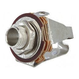 Conector Jack 6,3mm Soclu Mamă Deschis Stereo cu 3 Piste 9mm | Electronic-mag.ro | Componente Electronice