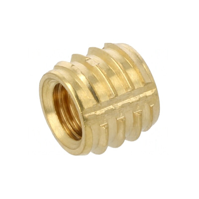 Adaos filetat din alamă M5 BN 37915, Lungime 6,4mm, pentru plastic | Electronic-mag.ro | Componente Electronice Adaos filetat din alamă M5 BN 37915, Lungime 6,4mm, pentru plastic | Electronic-mag.ro | Componente Electronice