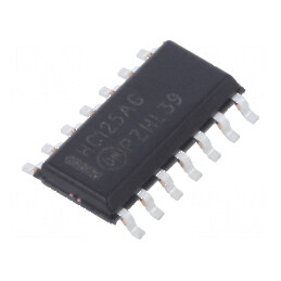 Buffer digital non-inversor IC 4 canale CMOS SMD SO14 2÷6VDC | Electronic-mag.ro | Componente Electronice