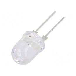 LED albastru 10mm 30° convex, 2360mW - iluminare eficientă | Electronic-mag.ro | Componente Electronice