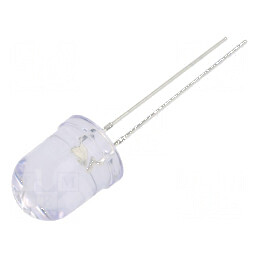 LED UV 30° 20mA 114mW 370-380nm 3-3,8VDC THT - Lampa LED Ultra Violetă | Electronic-mag.ro | Componente Electronice