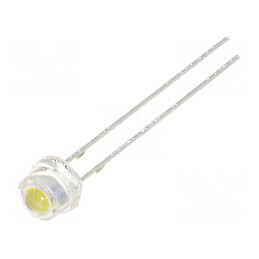 LED Alb Rece 4,8mm Convex 150° - Nr. term: 2 | Electronic-mag.ro | Componente Electronice