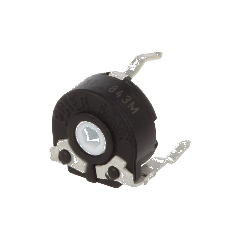 Potenţiometru orizontal 500kΩ 100mW ±20% liniar | Electronic-mag.ro | Componente Electronice