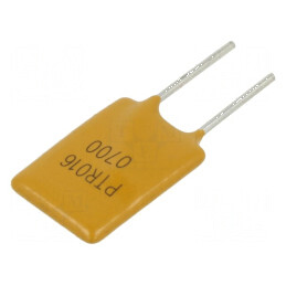 Siguranţă polimerică PTC 7A cu Imax 100A THT PTR016V - Pungă de protecţie | Electronic-mag.ro | Componente Electronice
