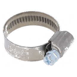 Colier de strângere cu şurub W: 9mm, Crimpare: 20÷32mm, D W2 | Electronic-mag.ro | Componente Electronice